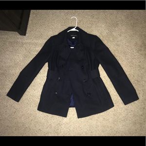 Navy Blue Pea Coat